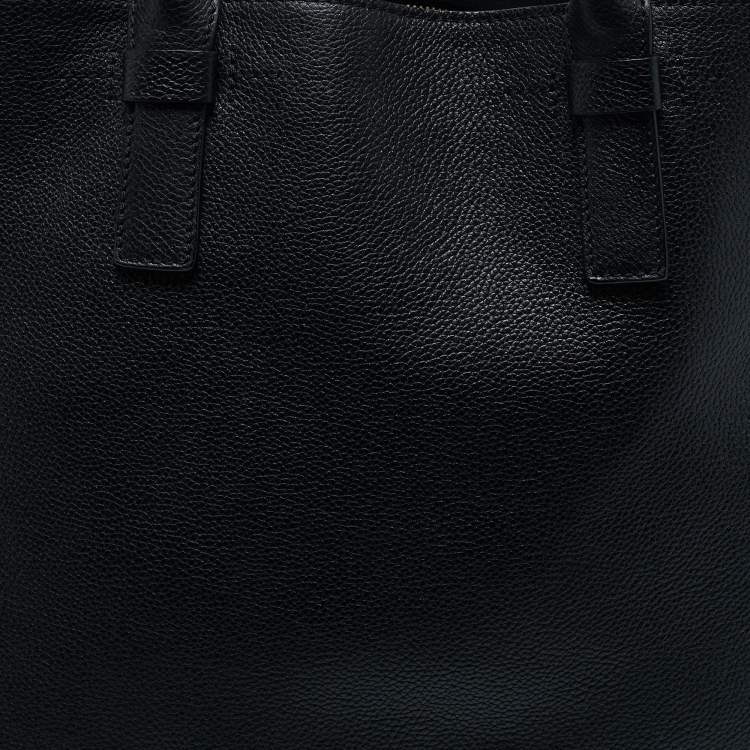 Pre Owned Tom Ford Black Leather Jennifer Tote