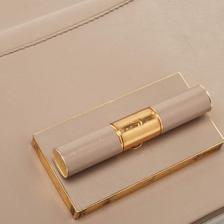 Pre Owned Tom Ford Beige Leather Medium Natalia Shoulder Bag