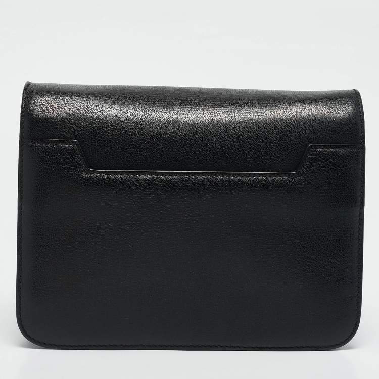 Pre Owned Tom Ford Black Leather Small Natalia Crossbody Bag