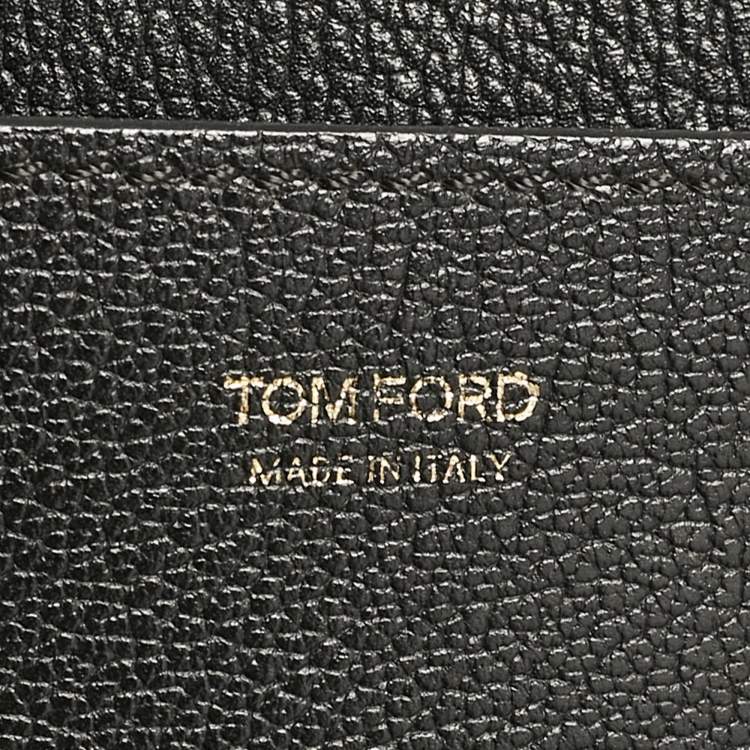 Pre Owned Tom Ford Black Leather Jennifer Shoulder Bag