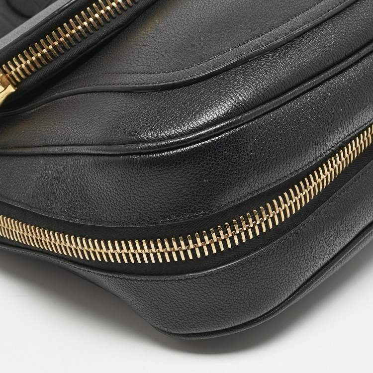 Pre Owned Tom Ford Black Leather Jennifer Shoulder Bag