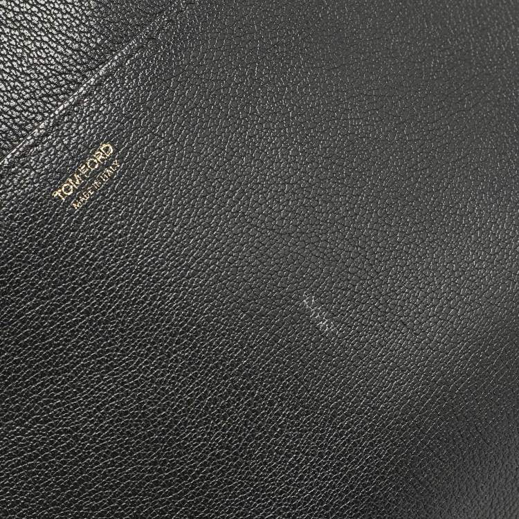 Pre Owned Tom Ford Black Leather Jennifer Shoulder Bag