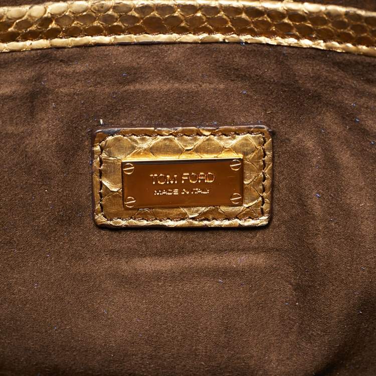 Pre Owned Tom Ford Multicolor Sequin and Suede Natalia Convertible Clutch