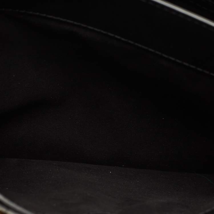 Pre Owned Tom Ford Black Shine Alligator Large Natalia Shoulder Bag