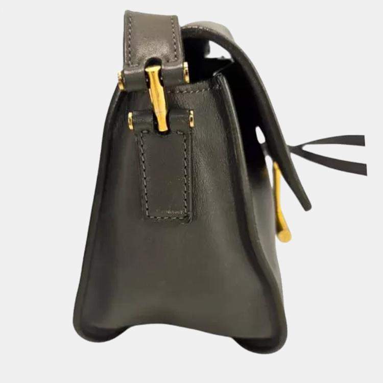 Pre Owned Tom Ford Tara Mini Black Leather Crossbody Bag