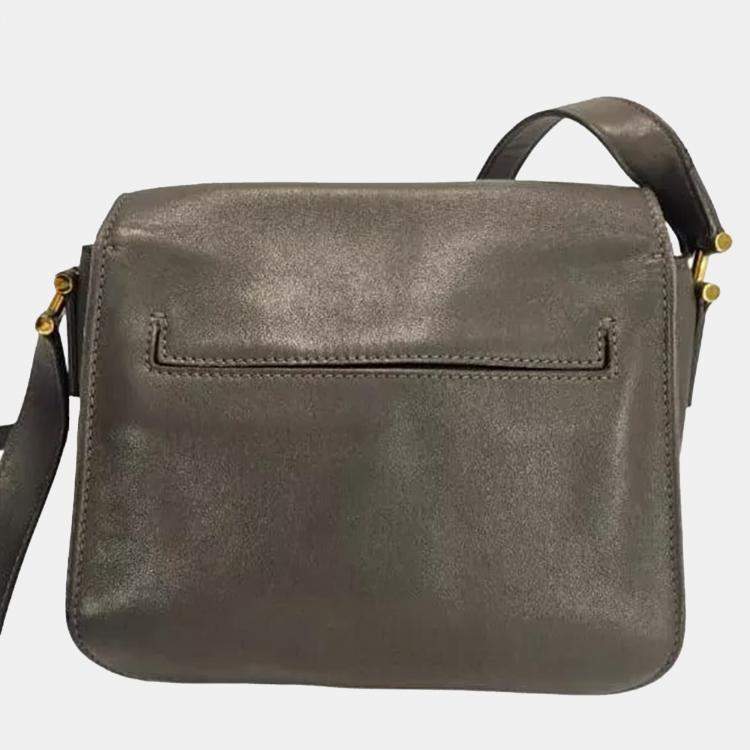 Pre Owned Tom Ford Tara Mini Black Leather Crossbody Bag