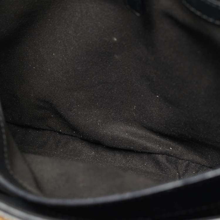 Pre Owned Tom Ford Black Leather Large Natalia Shoulder Bag