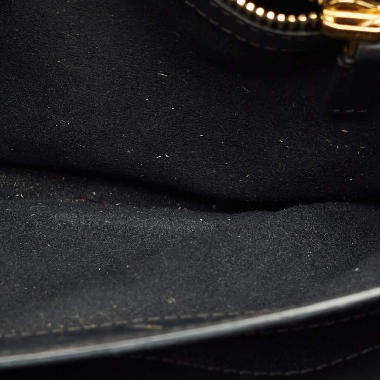 مملوكة مسبقًا Tom Ford Black Watersnake Leather Small Natalia Crossbody Bag