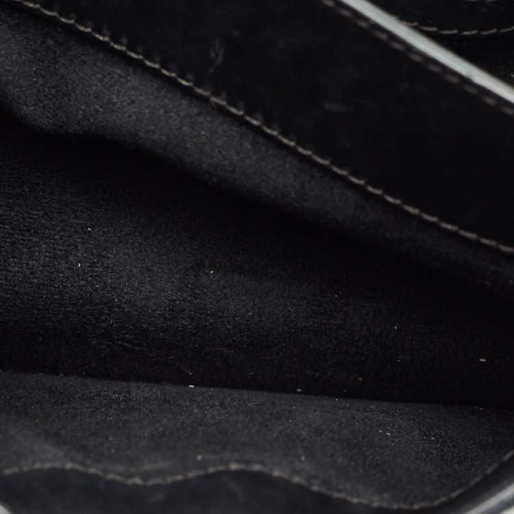 مملوكة مسبقًا Tom Ford Black Watersnake Leather Small Natalia Crossbody Bag