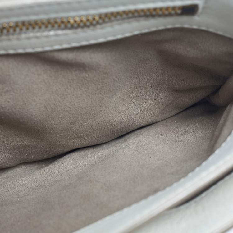 Pre Owned Tom Ford White Leather Small Natalia Crossbody Bag