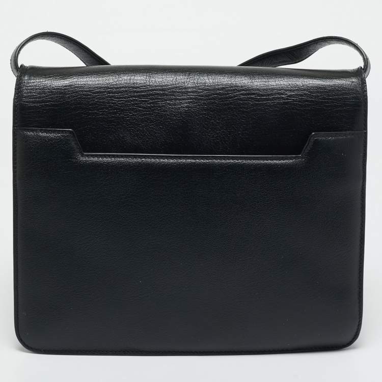 Pre Owned Tom Ford Black Leather Large Natalia Shoulder Bag