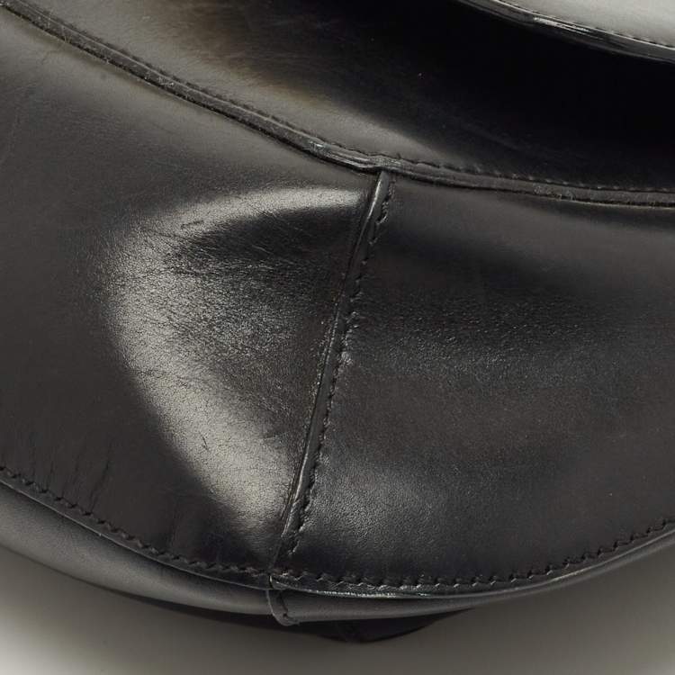 Pre Owned Tom Ford Black Leather Tara Chain Shoulder Bag