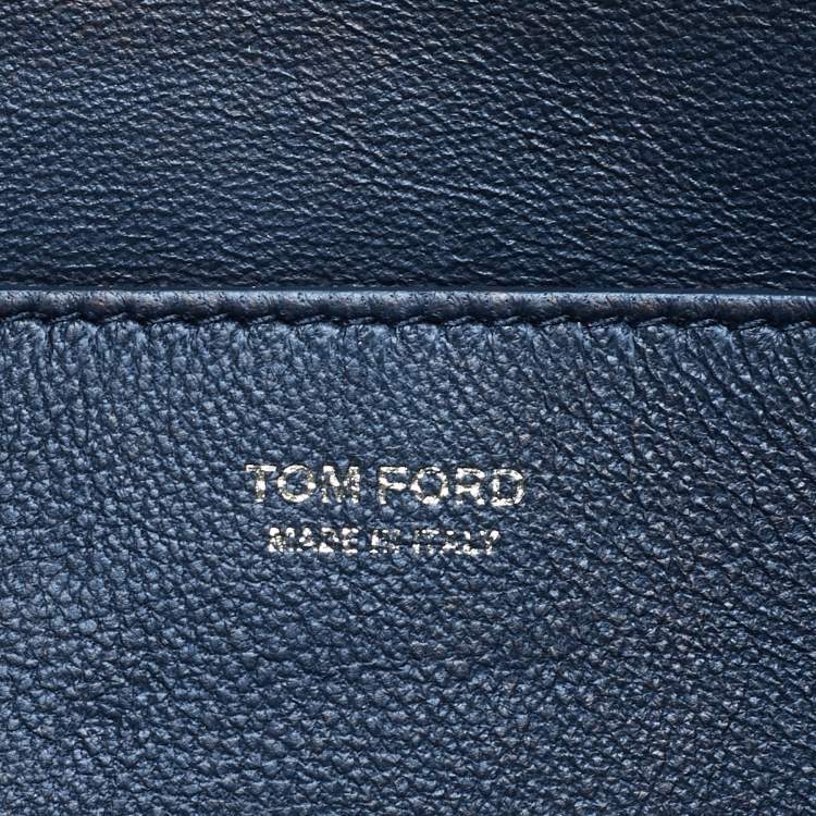 Pre Owned Tom Ford Gold Python Ava Clutch