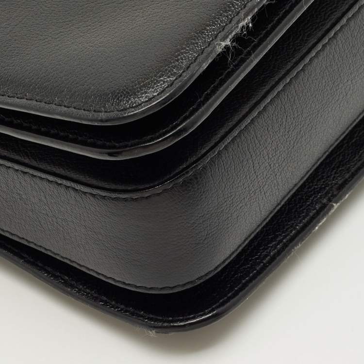 Pre Owned Tom Ford Black Leather Large Natalia Shoulder Bag