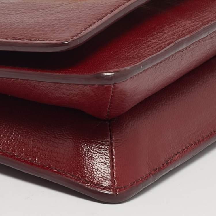 Pre Owned Tom Ford Natalia Red Leather Crossbody Bag