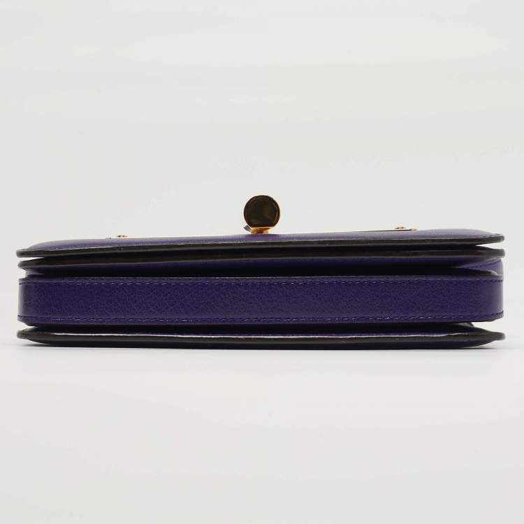 مملوكة مسبقًا Tom Ford Natalia Small Purple Leather Shoulder Bag
