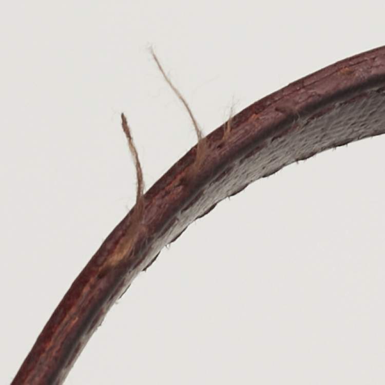 Pre Owned Tom Ford T Dark Red Leather Shopper Tote