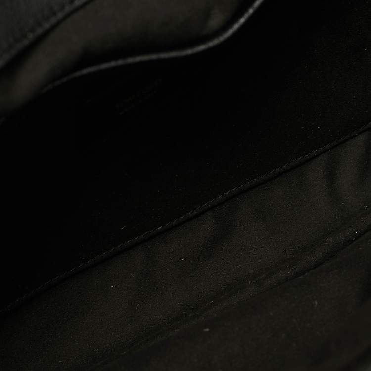 مملوكة مسبقًا Tom Ford Natalia Convertible Black Leather Clutch