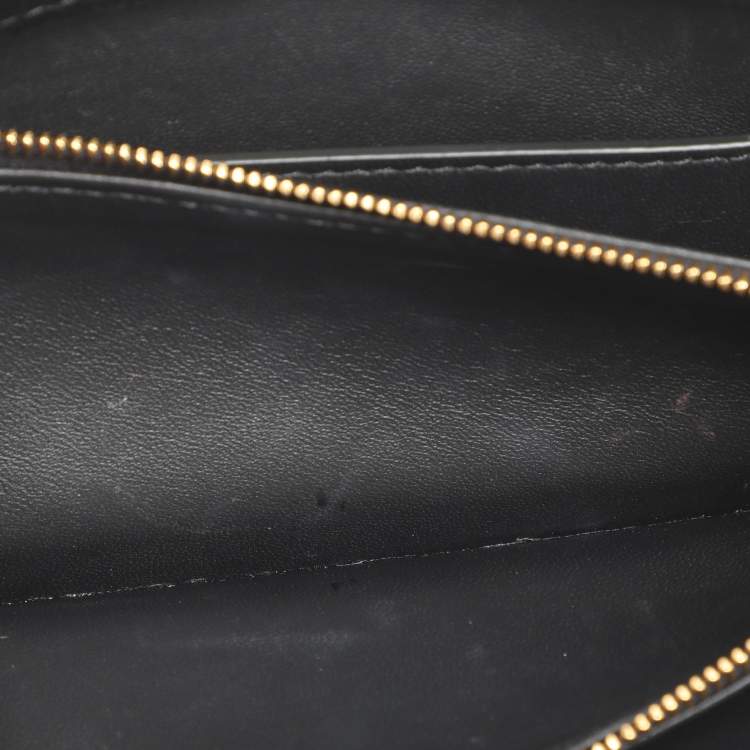 Pre Owned Tom Ford Ava Black Python Print Velvet Clutch