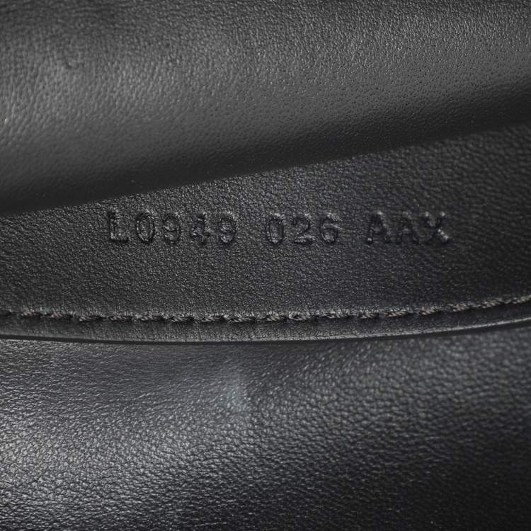 Pre Owned Tom Ford Ava Black Python Print Velvet Clutch