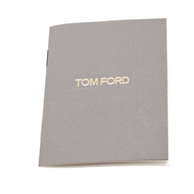 Pre Owned Tom Ford Dark Brown Nubuck leather Natalia Convertible Clutch