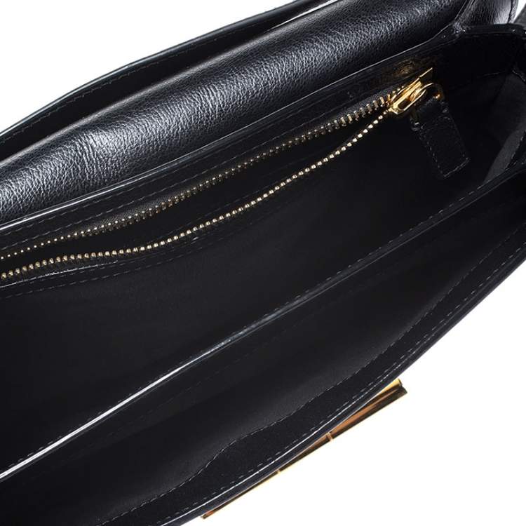 Pre Owned Tom Ford Black Leather Natalia Crossbody Bag