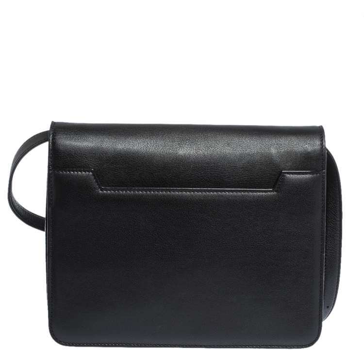 Pre Owned Tom Ford Black Leather Large Natalia Shoulder Bag
