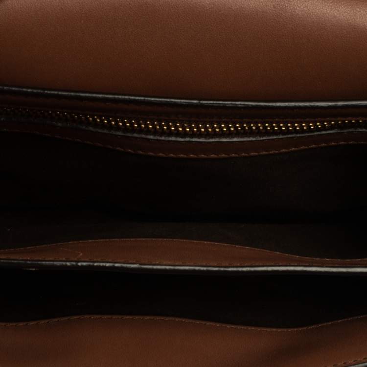 Pre Owned Tom Ford Brown Python Small Natalia Crossbody Bag