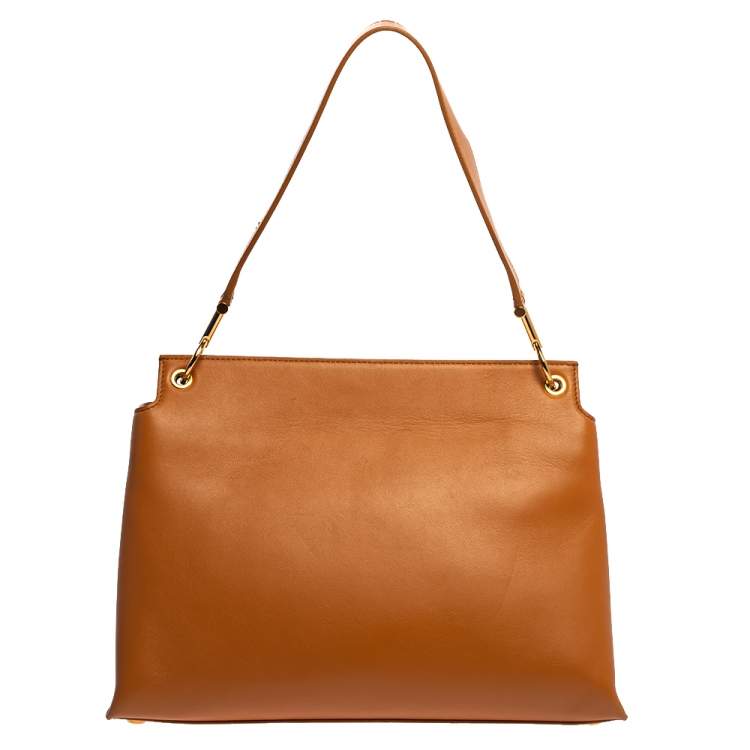 Pre Owned Tom Ford Tan Leather Natalia Shoulder Bag
