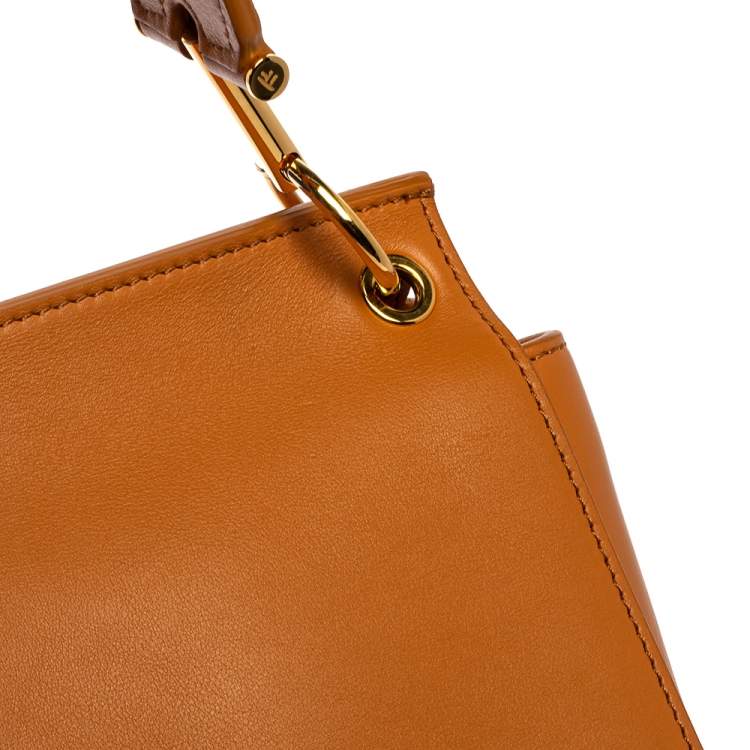 Pre Owned Tom Ford Tan Leather Natalia Shoulder Bag