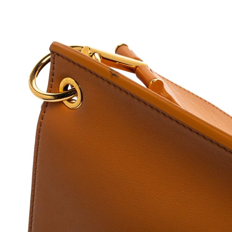 Pre Owned Tom Ford Tan Leather Natalia Shoulder Bag