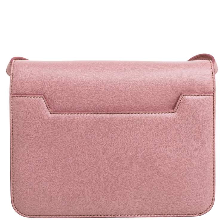 Pre Owned Tom Ford Pink Leather Small Natalia Crossbody Bag