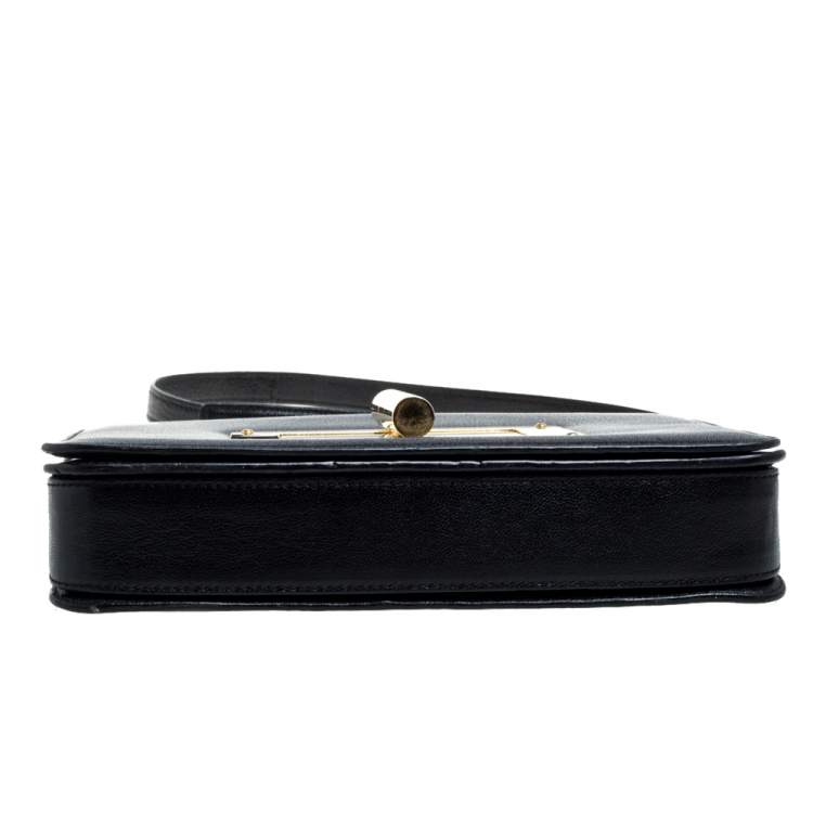 Pre Owned Tom Ford Black Leather Natalia Shoulder Bag