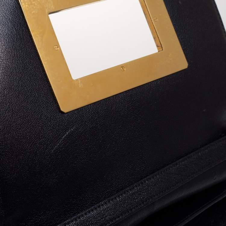 Pre Owned Tom Ford Black Leather Natalia Shoulder Bag