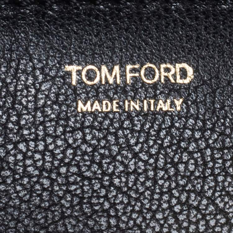 Pre Owned Tom Ford Black Leather Natalia Crossbody Bag
