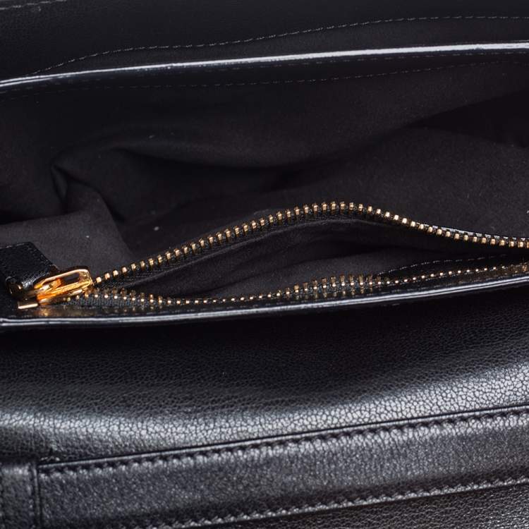 Pre Owned Tom Ford Black Leather Natalia Crossbody Bag