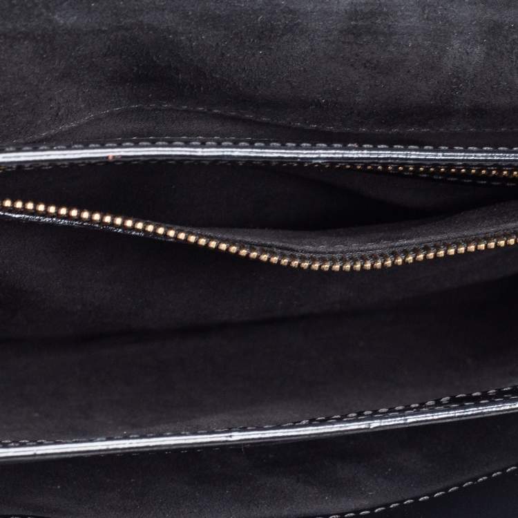 Pre Owned Tom Ford Black Patent Leather Natalia Crossbody Bag