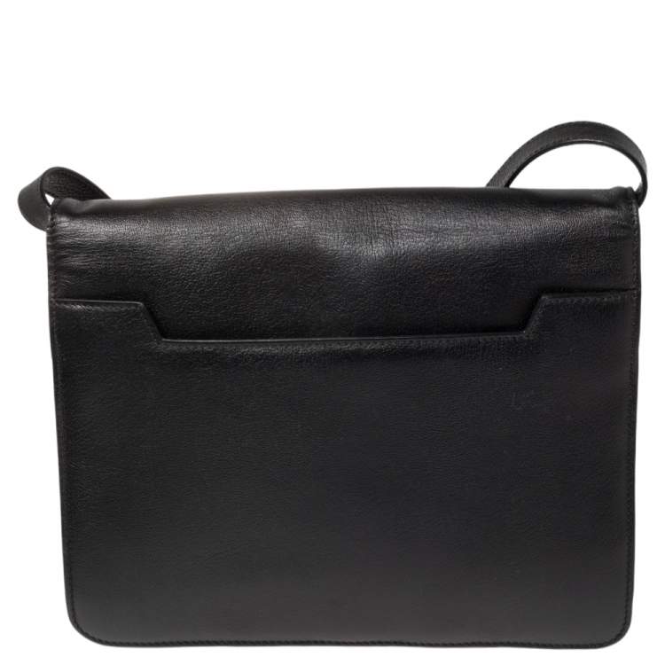Pre Owned Tom Ford Black Leather Medium Natalia Shoulder Bag