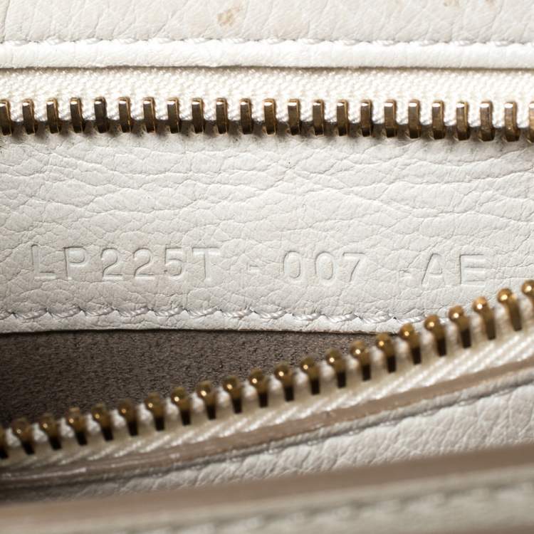 Pre Owned Tom Ford White Leather Small Natalia Crossbody Bag