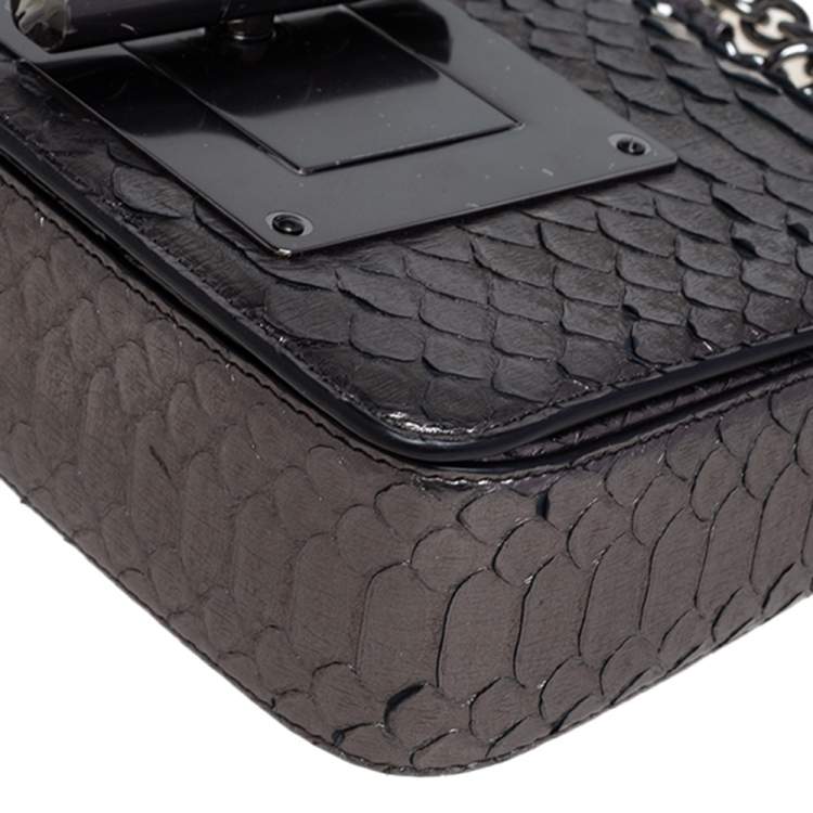 مملوكة مسبقًا Tom Ford Metallic Python Medium Natalia Shoulder Bag