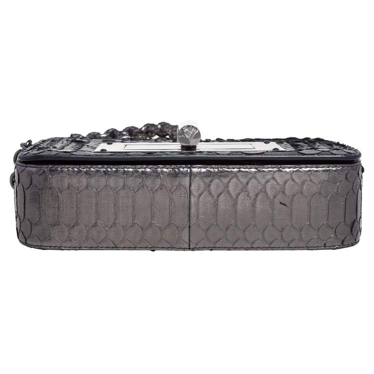 مملوكة مسبقًا Tom Ford Metallic Python Medium Natalia Shoulder Bag
