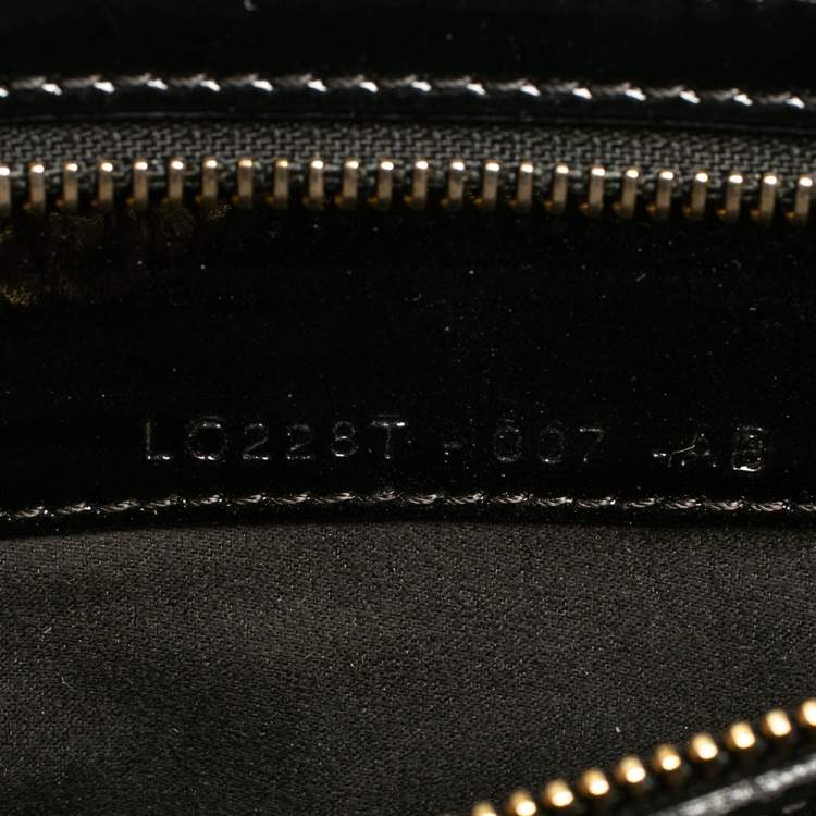 Pre Owned Tom Ford Black Patent Leather Large Natalia Shoulder Bag