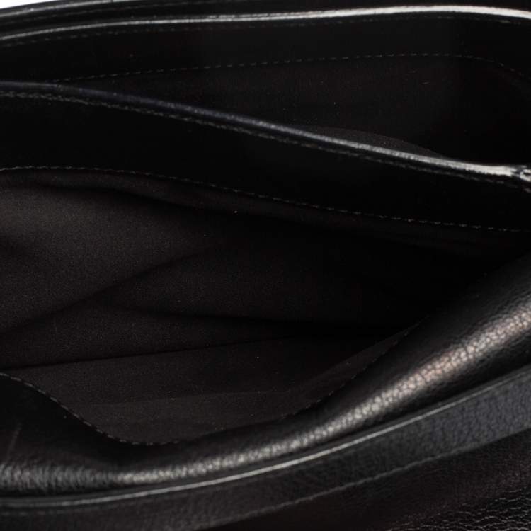 Pre Owned Tom Ford Black Leather Large Natalia Shoulder Bag