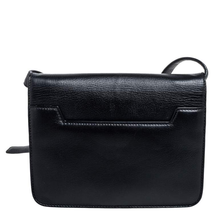 Pre Owned Tom Ford Black Leather Small Natalia Crossbody Bag