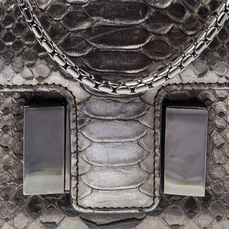 Pre Owned Tom Ford Metallic Python Leather Sienna Shoulder Bag