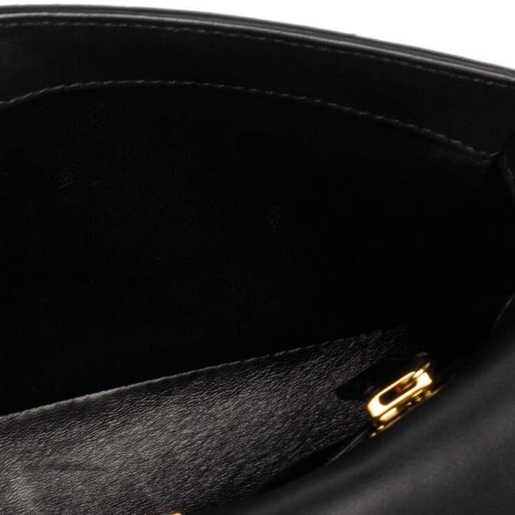 Pre Owned Tom Ford Black Python Natalia Chain Shoulder Bag