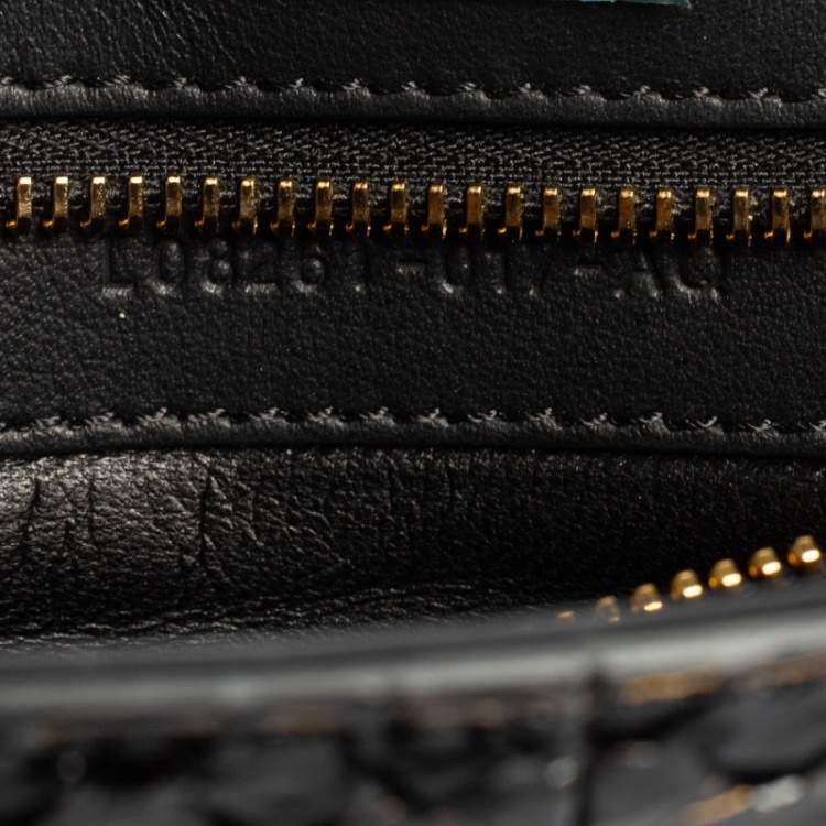 Pre Owned Tom Ford Black Python Natalia Chain Shoulder Bag