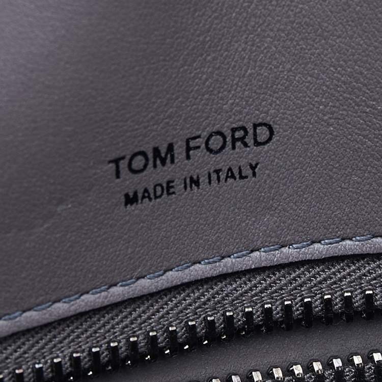 مملوكة مسبقًا Tom Ford Grey Leather Small Chain Natalia Shoulder Bag