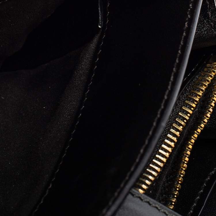 مملوكة مسبقًا  Tom Ford Black Leather Flap Crossbody Bag