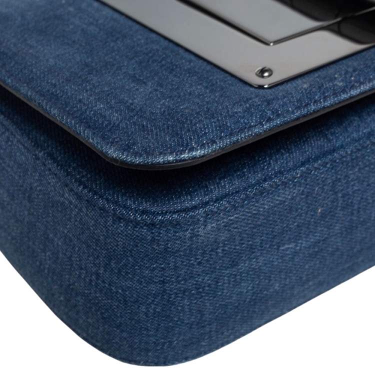 Pre Owned Tom Ford Blue Denim Medium Natalia Shoulder Bag